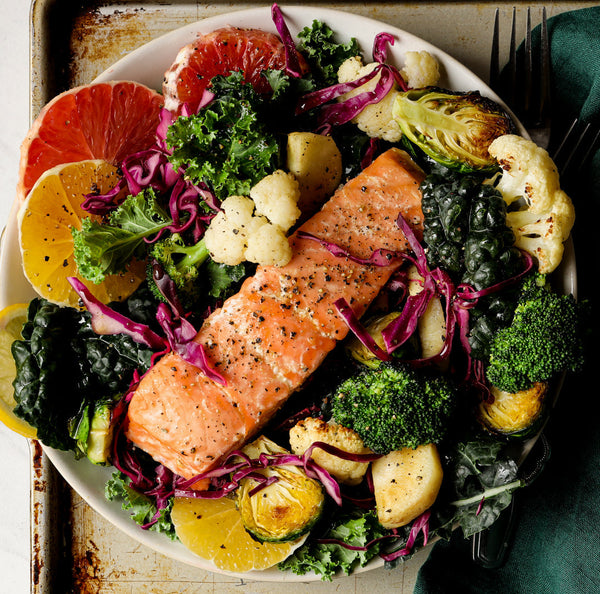 Kale Salad with Salmon Recipe