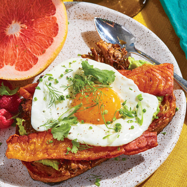 Salmon Bacon and Avocado Toast Recipe