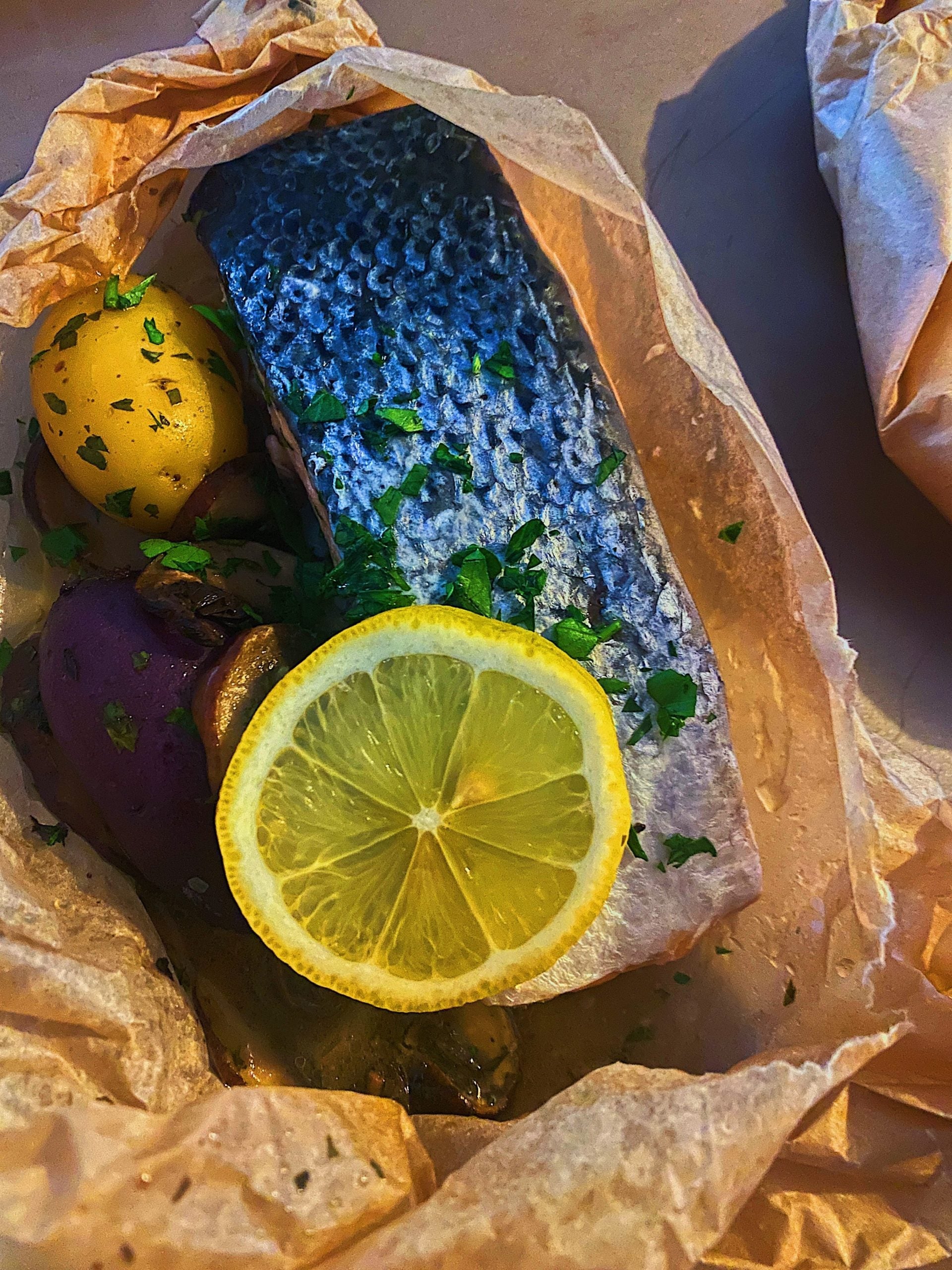 Secret Island Salmon Pouches Recipe