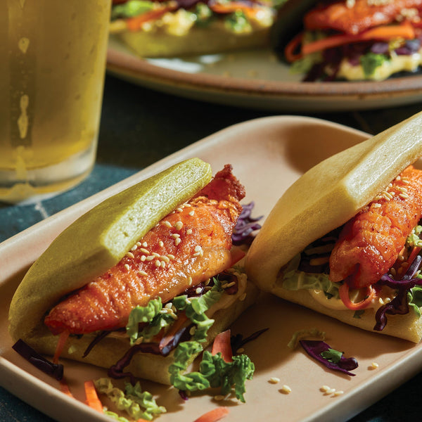 Salmon Bacon Bao Buns Recipe