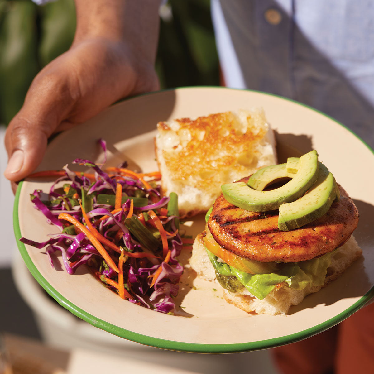 Spicy Cali Salmon Burger Recipe