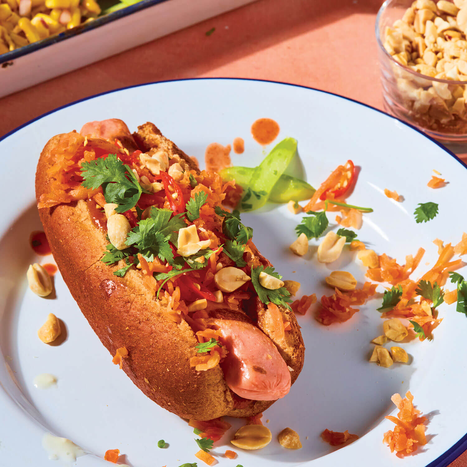 Thai Chili Salmon Hot Dog Recipe