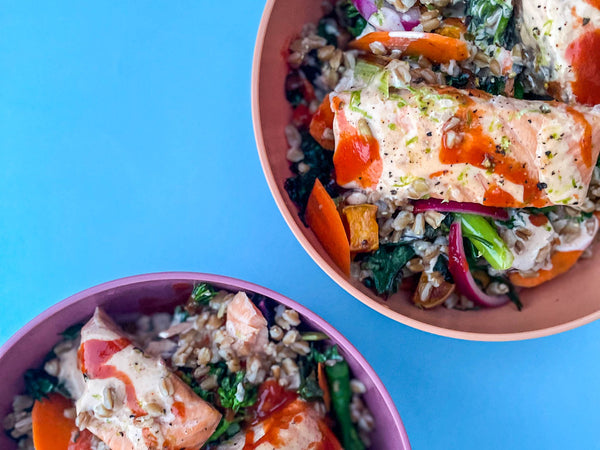 Sriracha Salmon Power Bowl Recipe