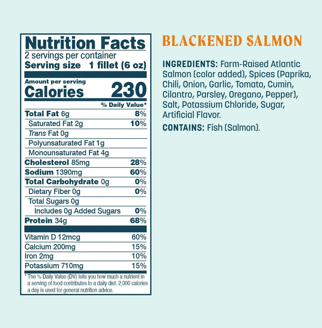 Blackened Salmon Fillets