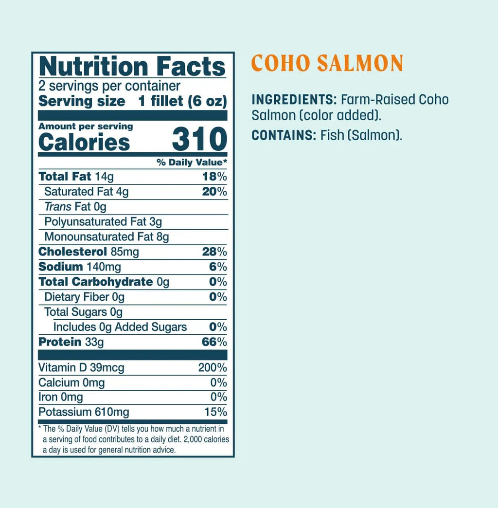 Coho Salmon Fillets