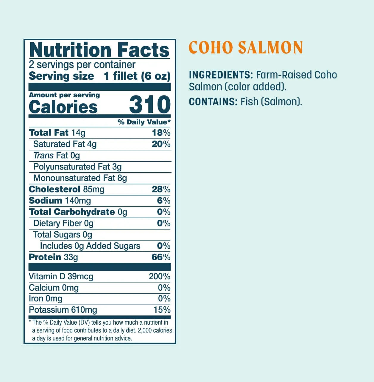 Coho Salmon Fillets