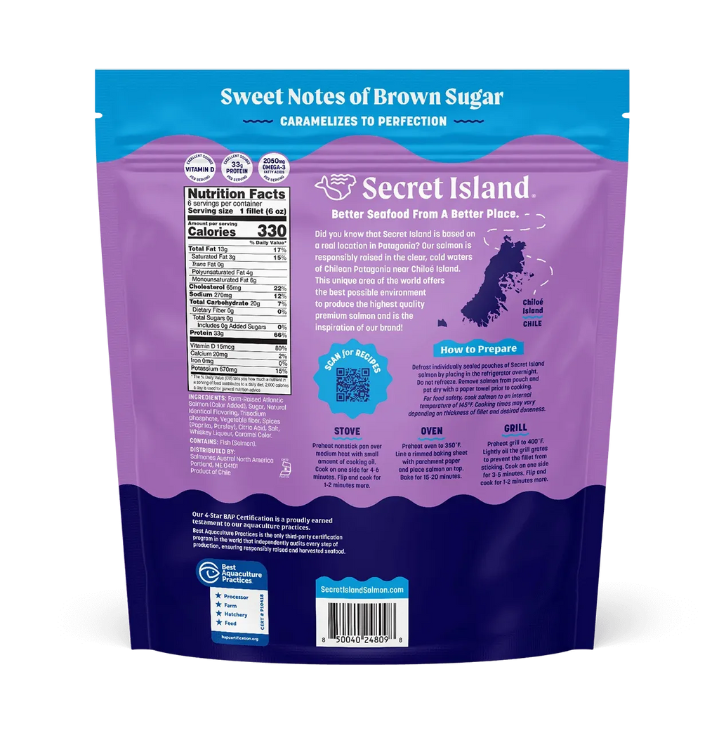 Whiskey Glazed Salmon Fillets