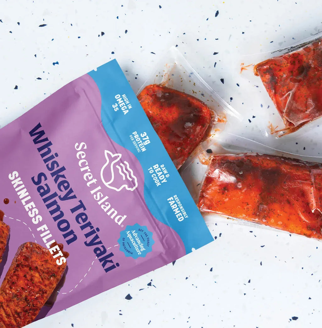 Whiskey Glazed Salmon Fillets