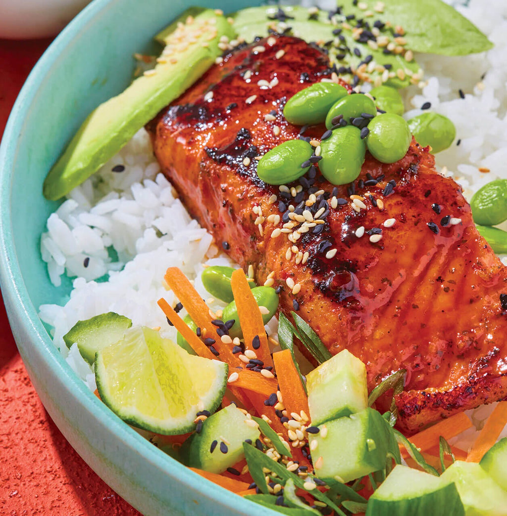 Whiskey Glazed Salmon Fillets